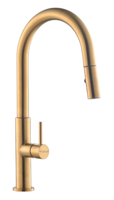 RUBINE Kitchen Sink Tap - INOX 7743PS-GD